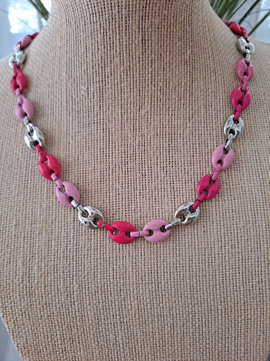 Pink Fashion Necklace