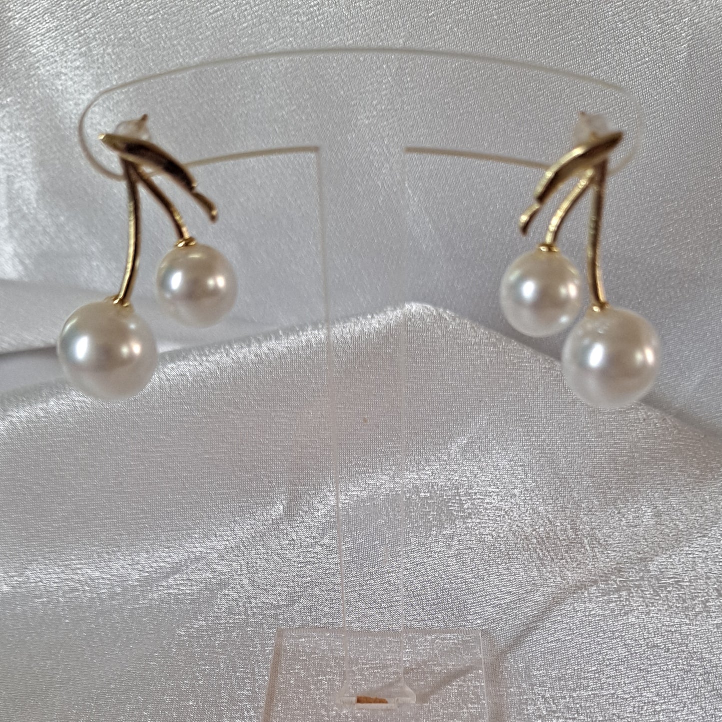 Pearl Cherry Earrings