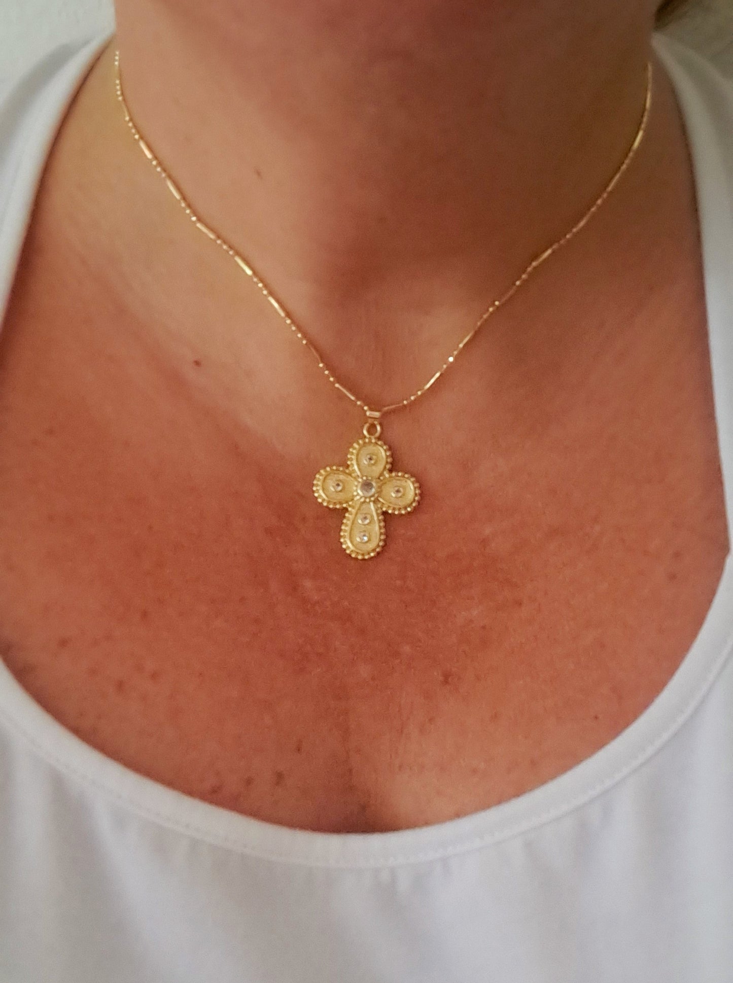 Golden Cross Necklace