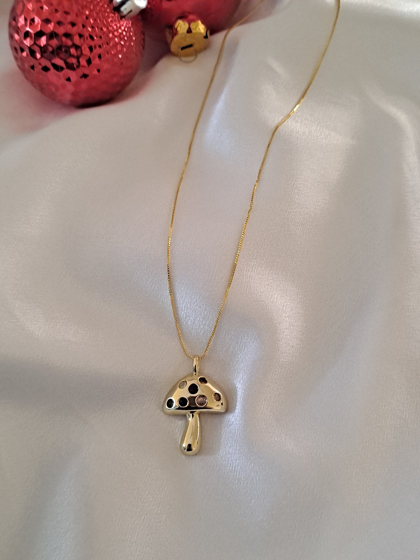 Mushroom Necklace