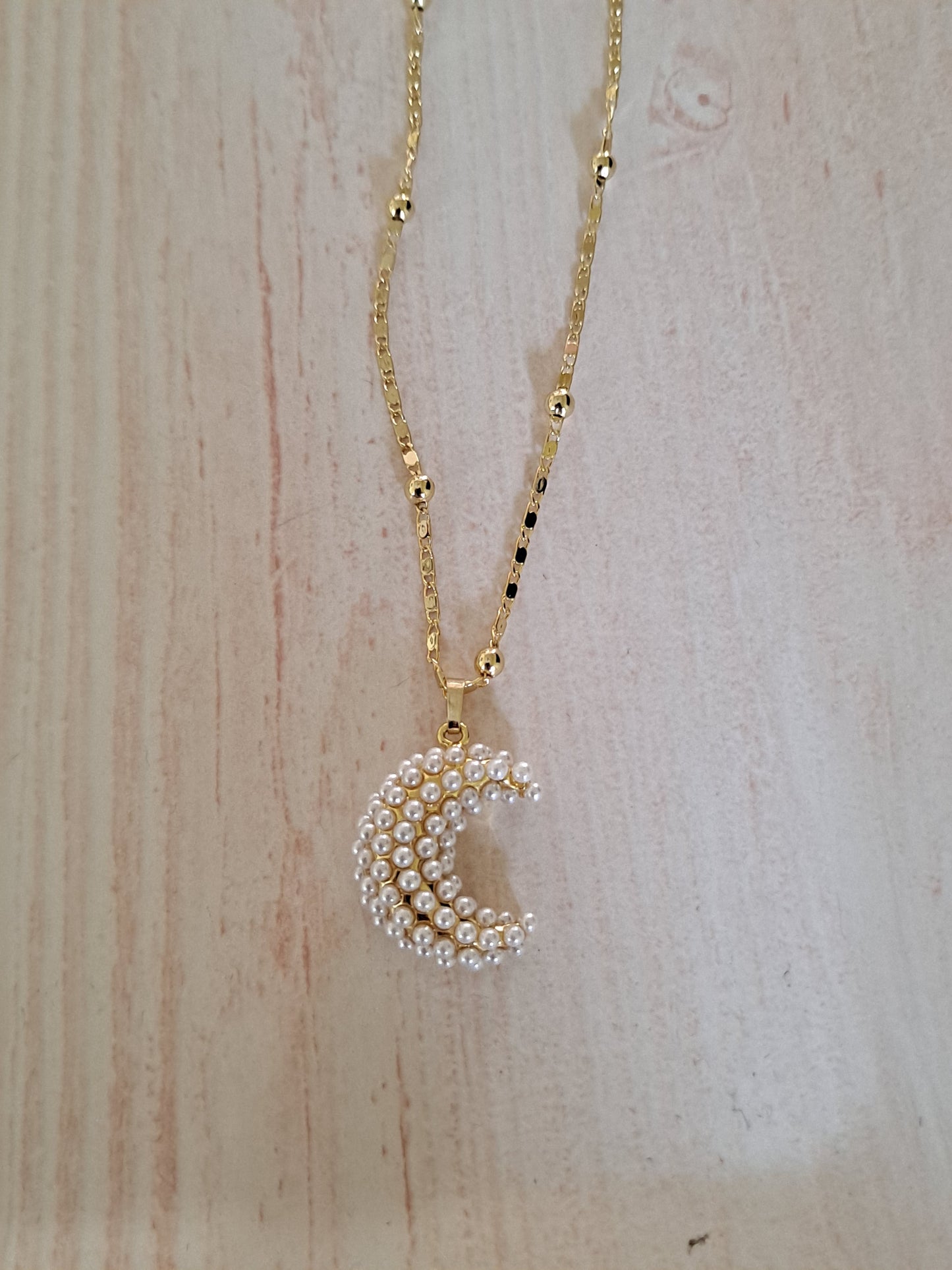 Pearl Moon Necklace