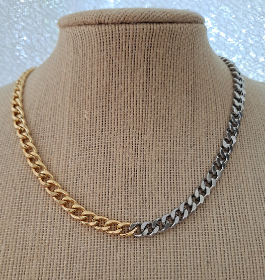 Double One Necklace