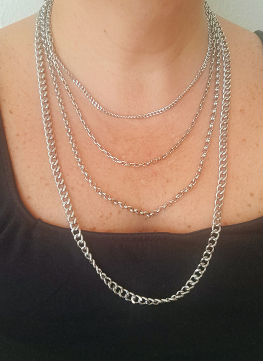 Silver Layering Necklace