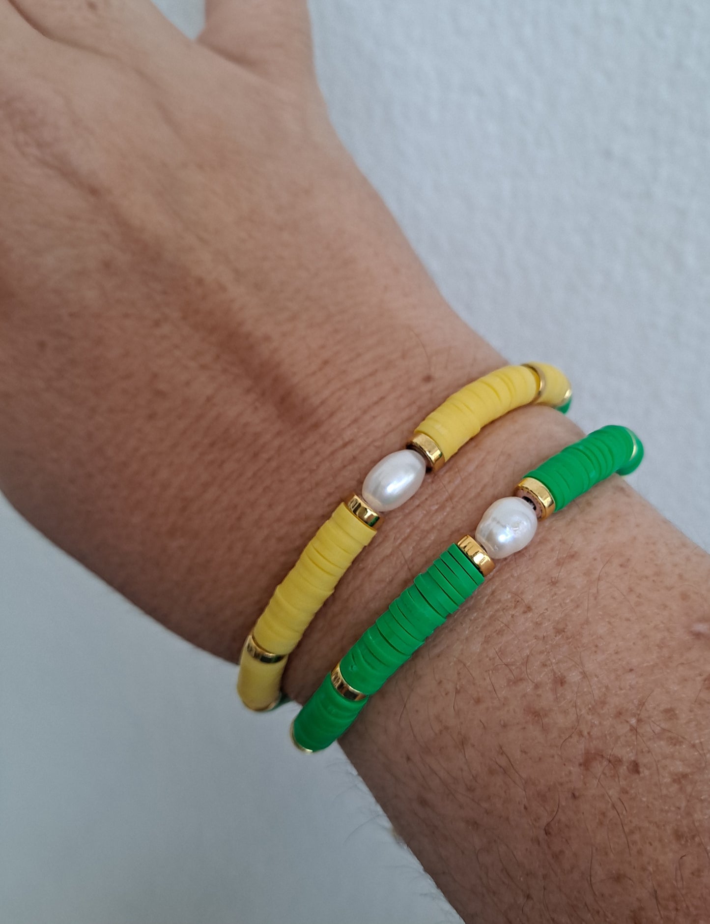 Green & Yellow Bracelets