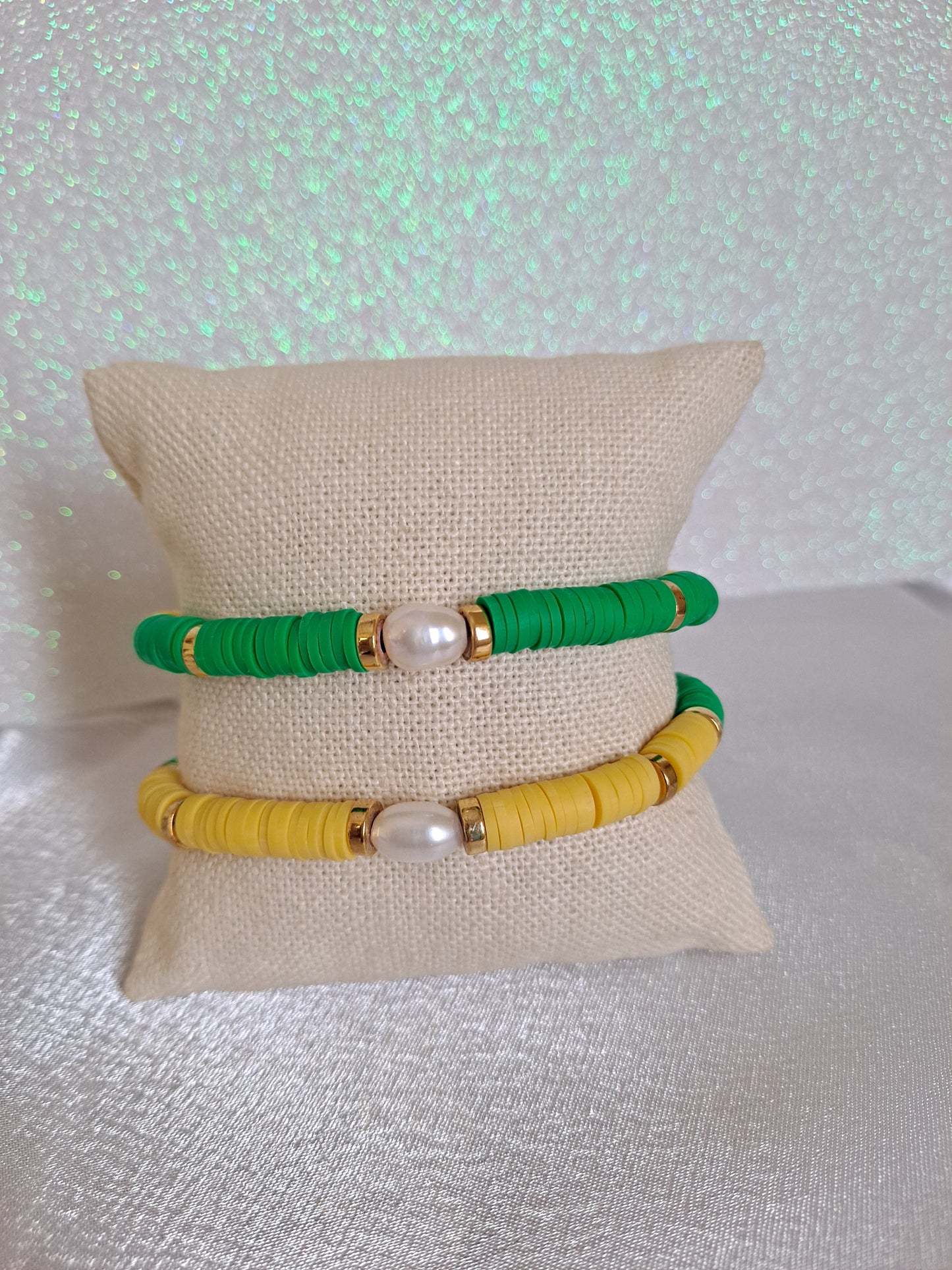 Green & Yellow Bracelets